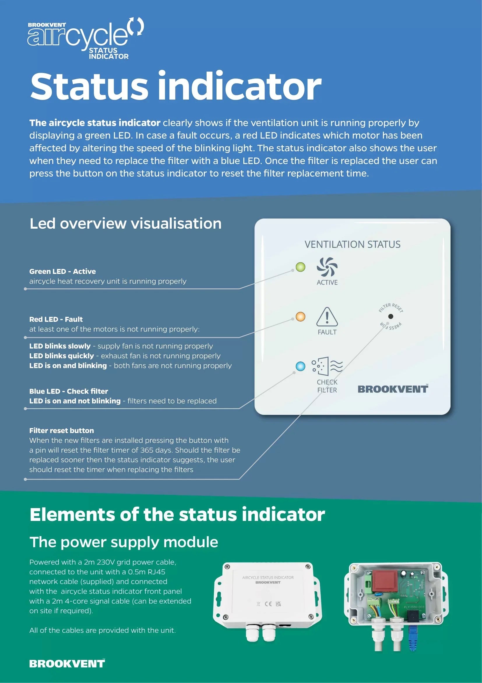 Aircycle Status Indicator brochure