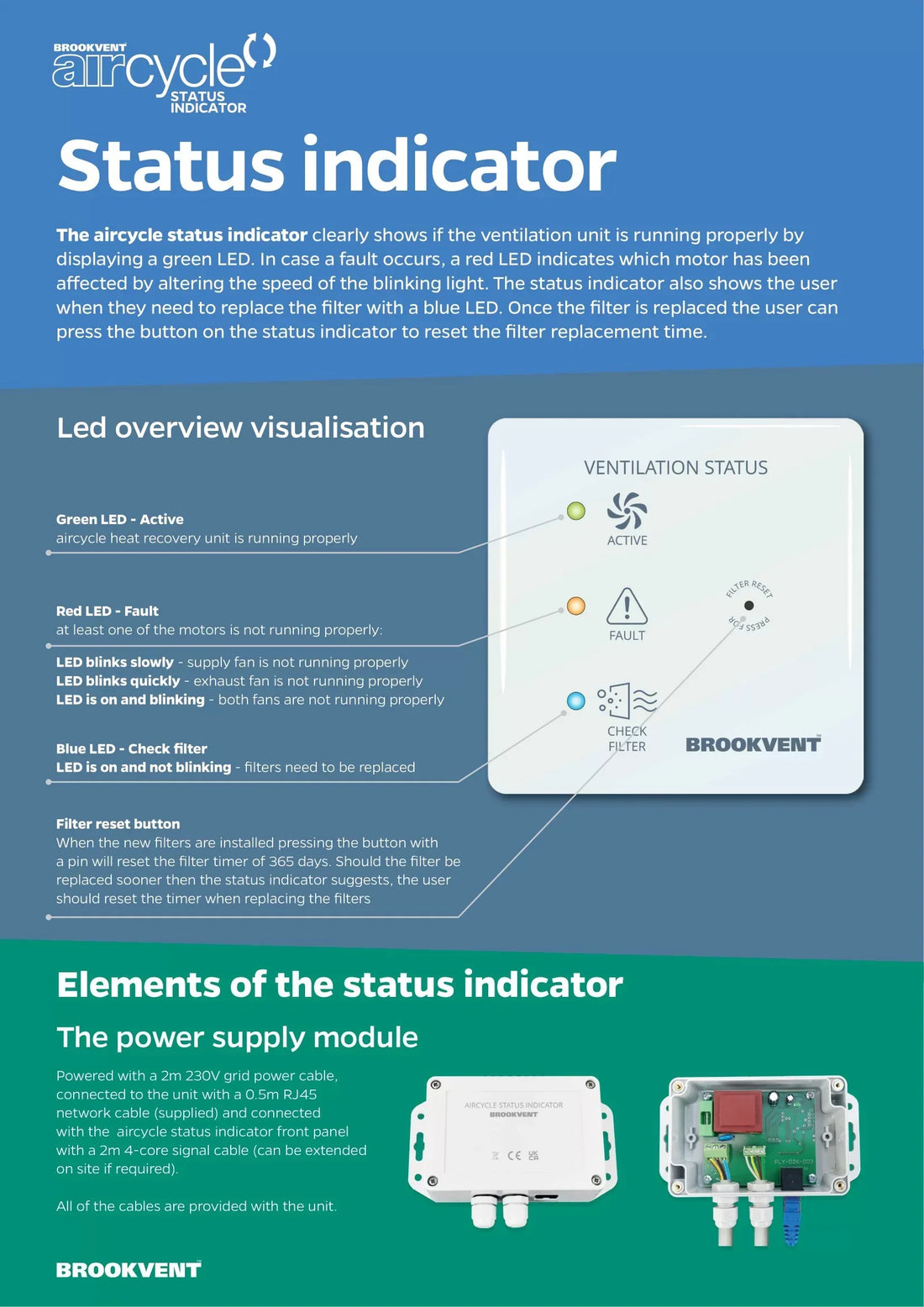 Aircycle Status Indicator brochure
