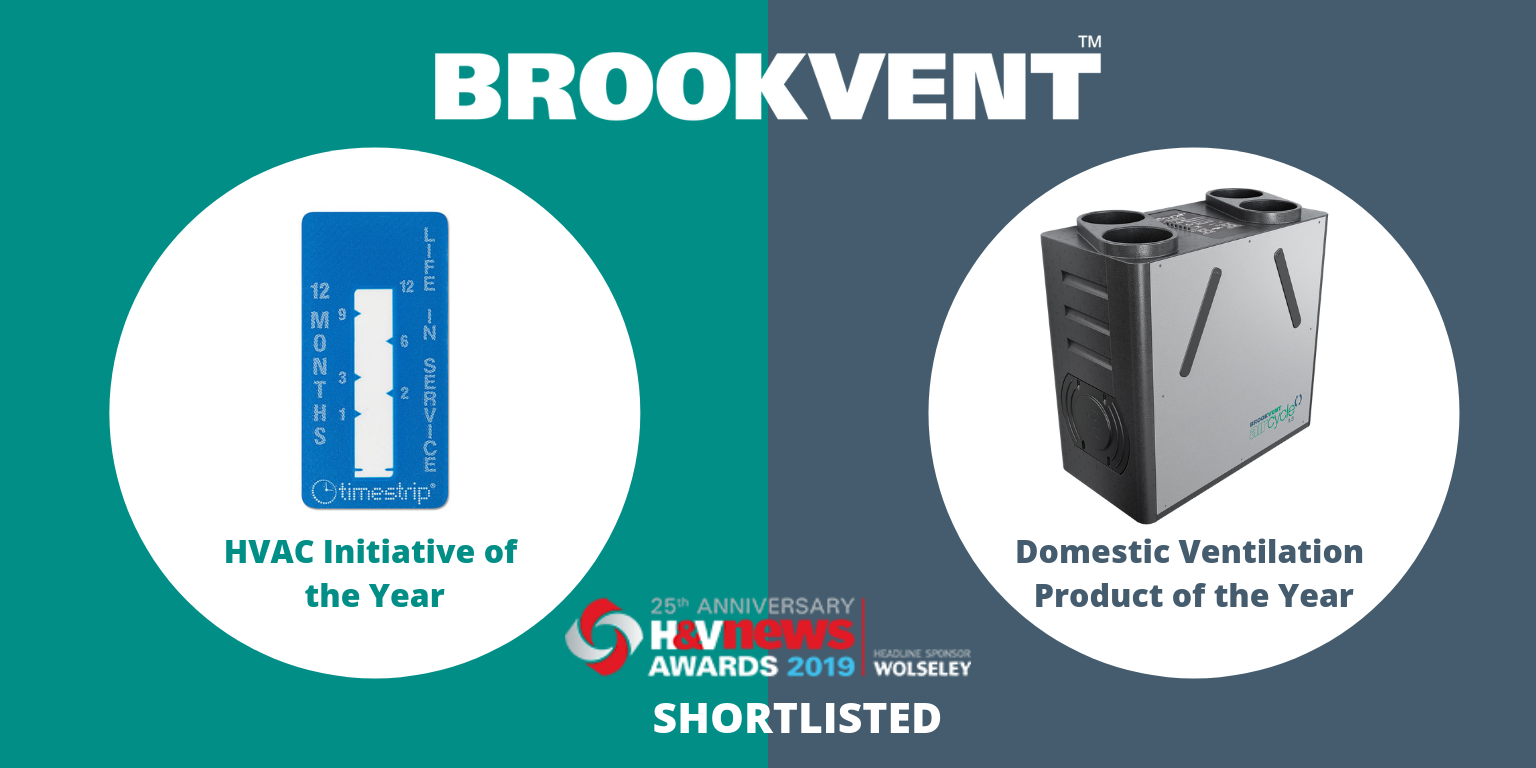 Brookvent Shortlisted in Two Categories at H&V News Awards
