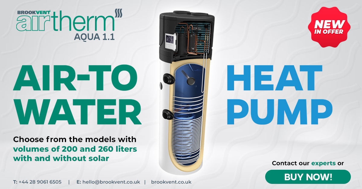 New Airtherm Aqua 1.1 heat pump|Heat Pump vs boilers by Brookvent|||||||||||Heat Pump vs Boiler Brookvent