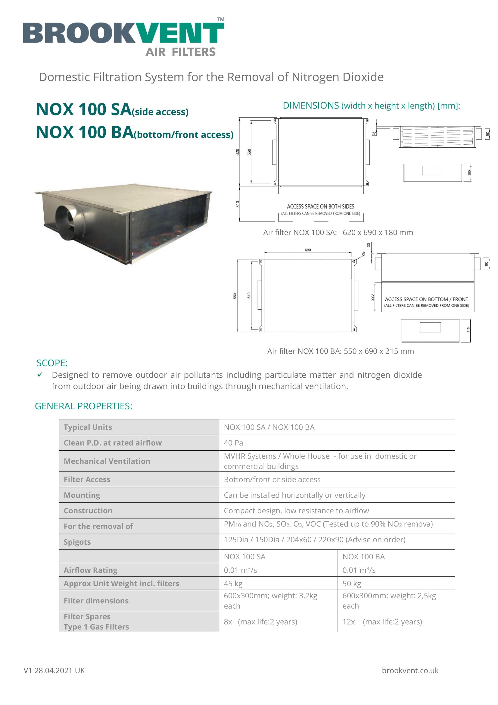 NOX100 brochure
