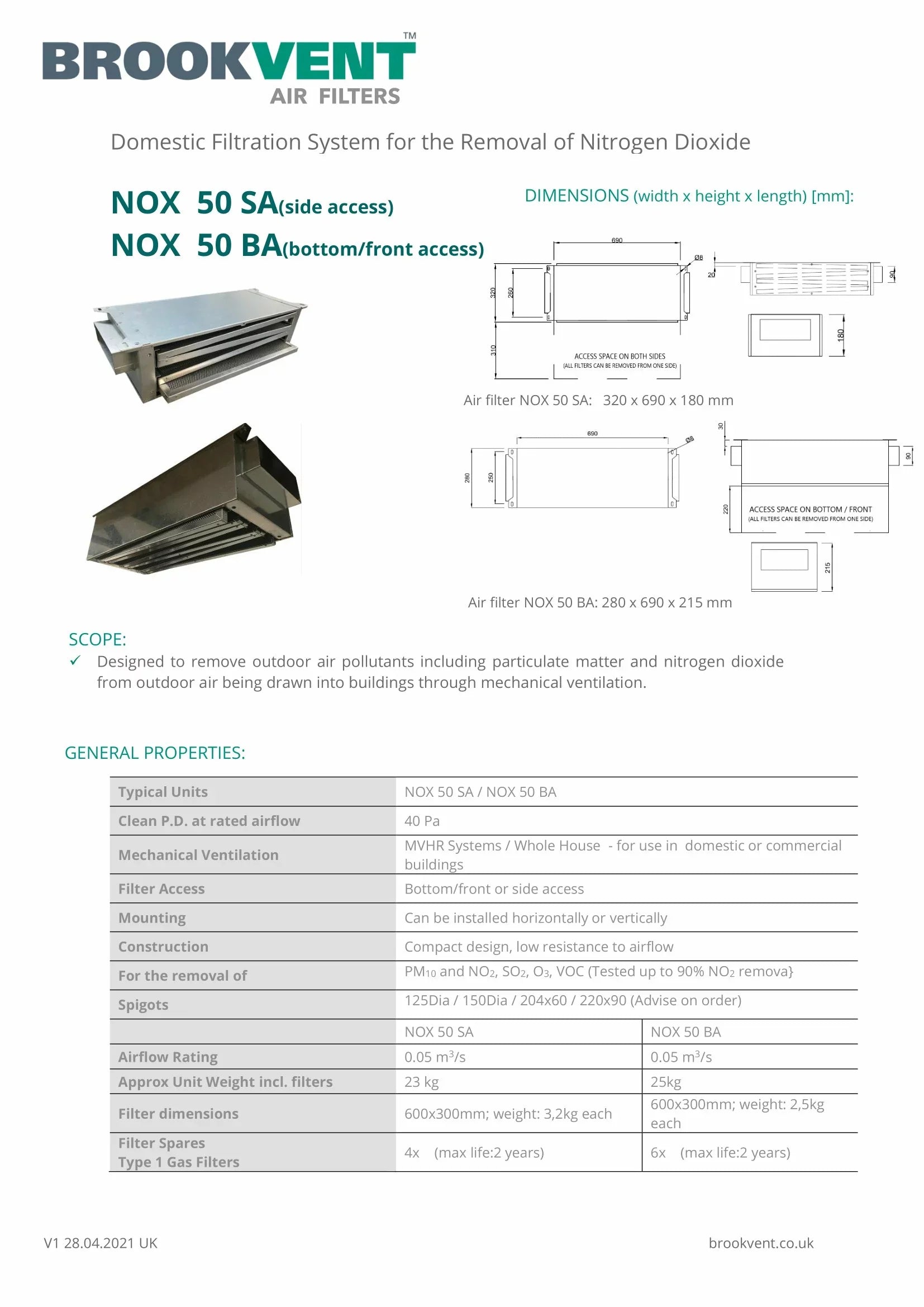 NOX50 brochure