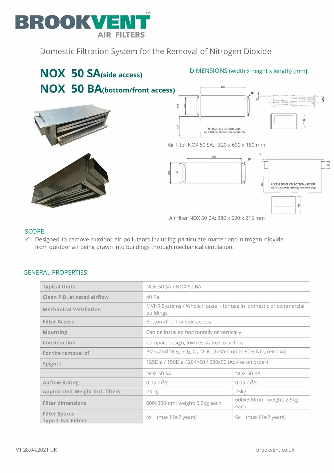 NOX50 brochure