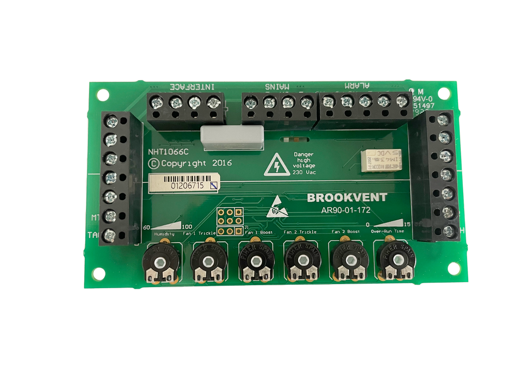 Brookvent Aircycle 3.1 Dial operated PCB kit.