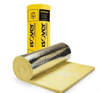Foil Backed Glass Fibre Duct Insulation (25mm) – Roll 1.2m x 18m