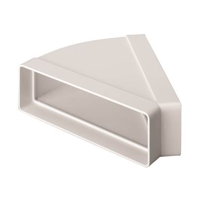 Rigid PVC Duct – Bend – Horizontal – 204mm x 60mm - 45 Bend