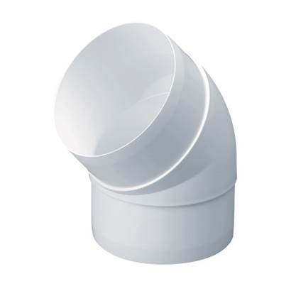 Rigid PVC Duct – Bend – Horizontal – 45 Bend