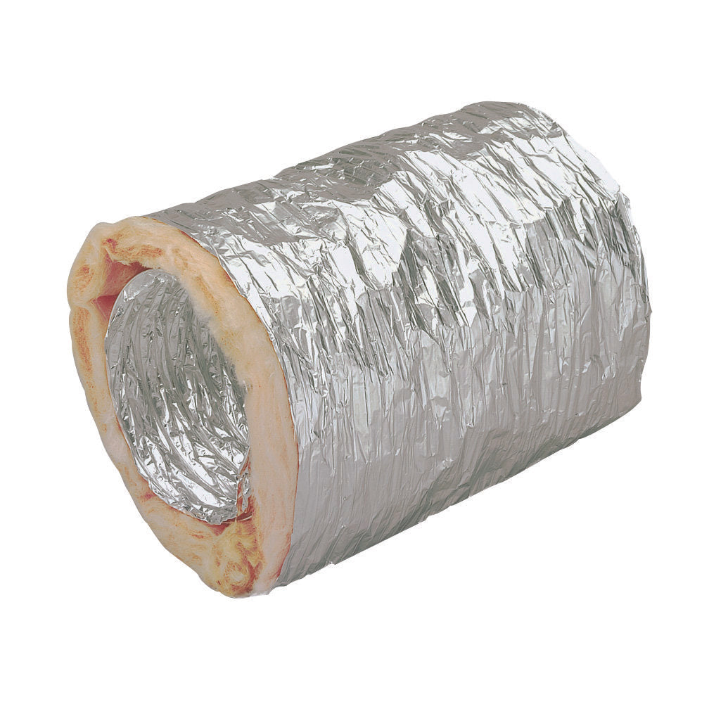 Flexible Aluminium Duct - 10m - Insulated