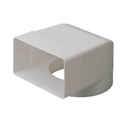 Rigid PVC Duct – Elbow Bend Air Valve Adapter