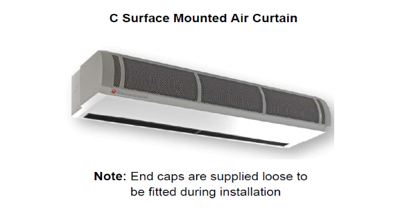 Thermoscreens C Series Surface Mounted Air Curtains