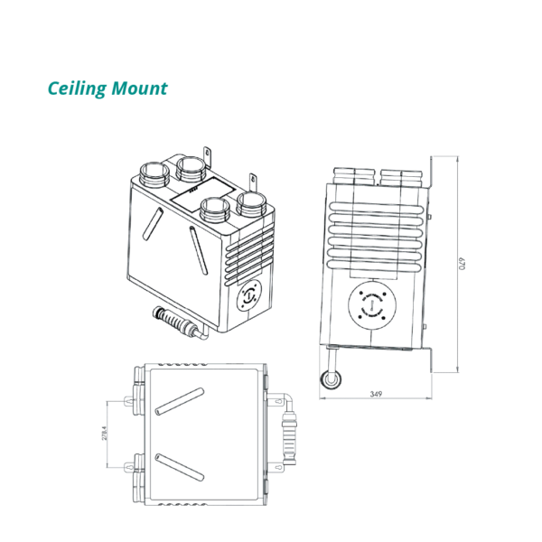 Heat Recovery Ventilation Aircycle 1.2 | Brookvent