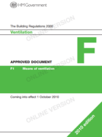 The Building Regulations 2000 - Ventilation