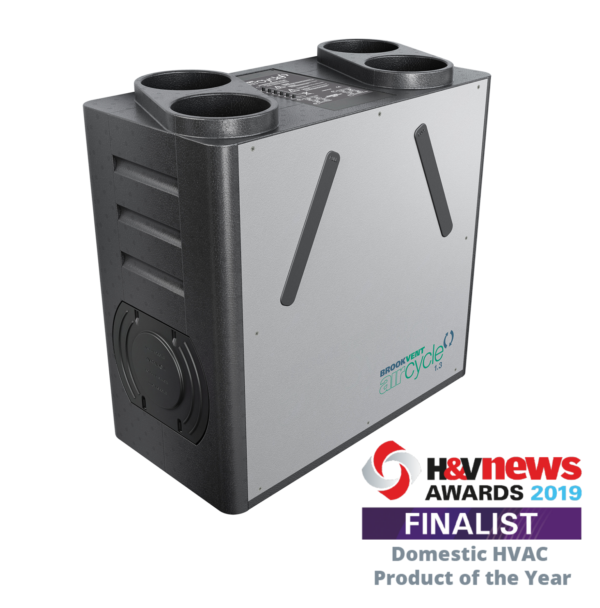 aircycle 1.3 domestic heat recovery product of the year finalist